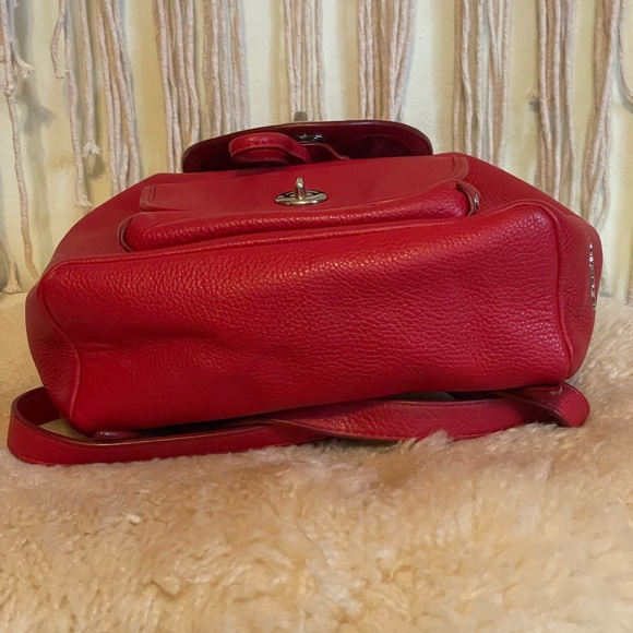 COACH Red Mini Backpack - Picture 6 of 6